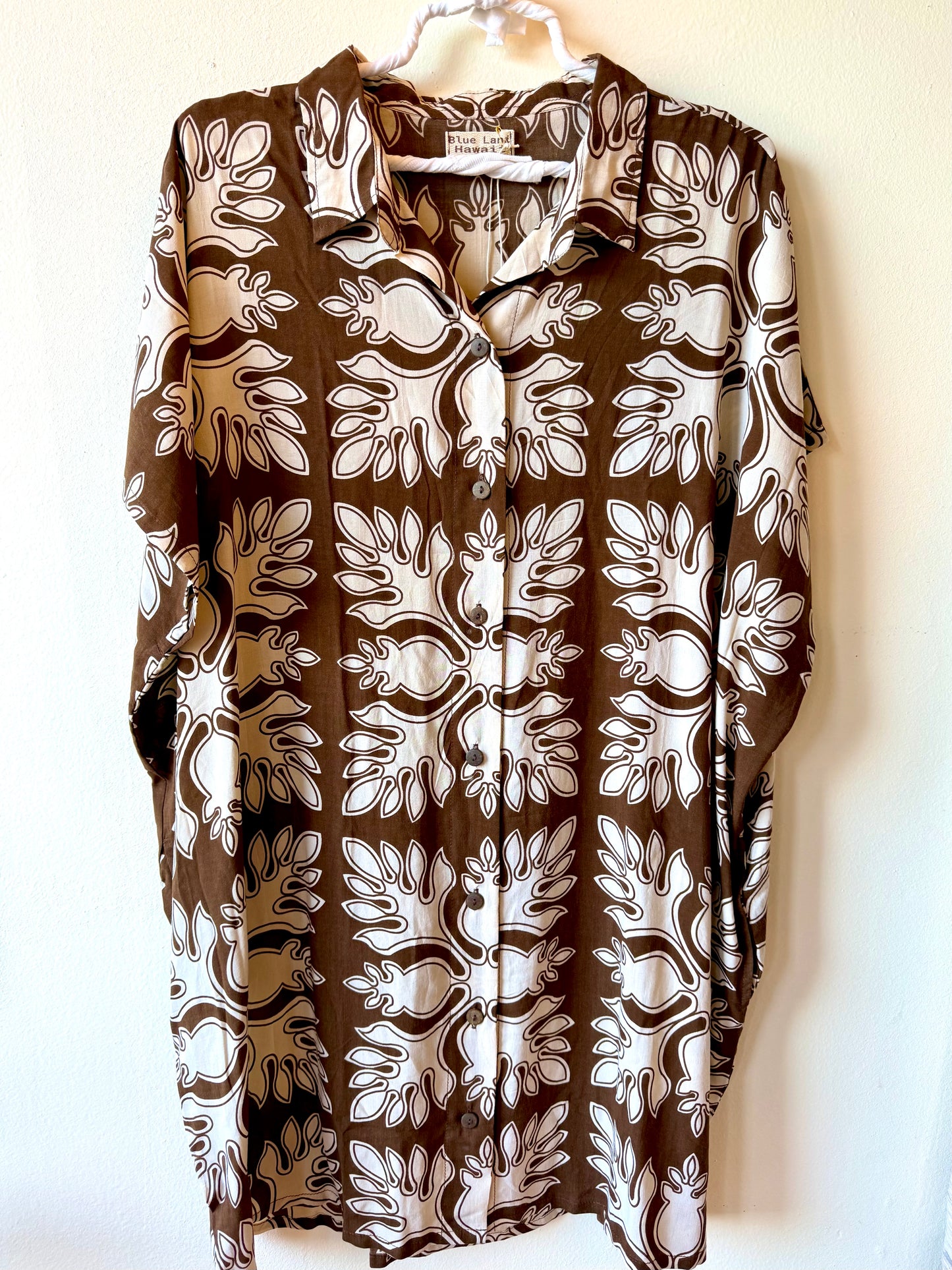Aloha Quilt print Shirt Dress