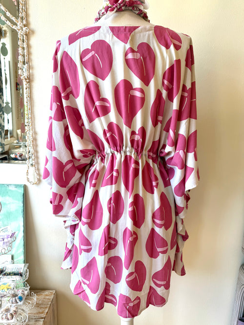 Hawaiian Mini Dress / Coverup