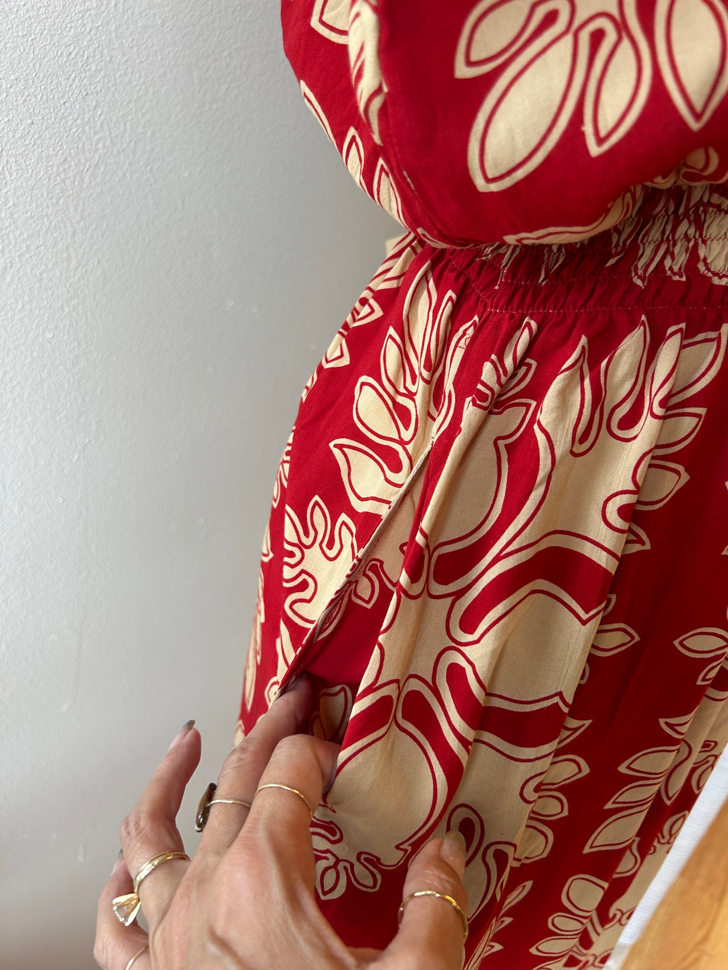 Aloha Quilt print Lehua Dress
