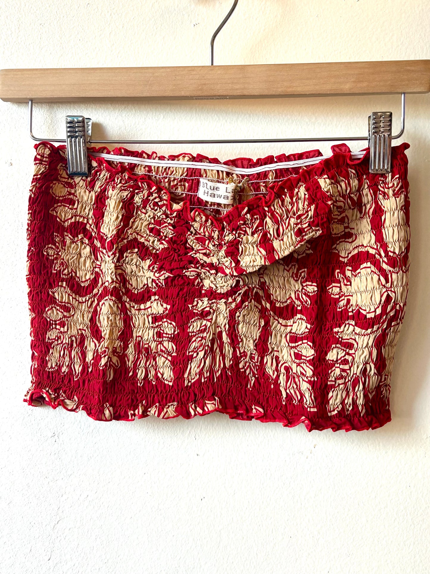 Aloha Quilt print Tube Top