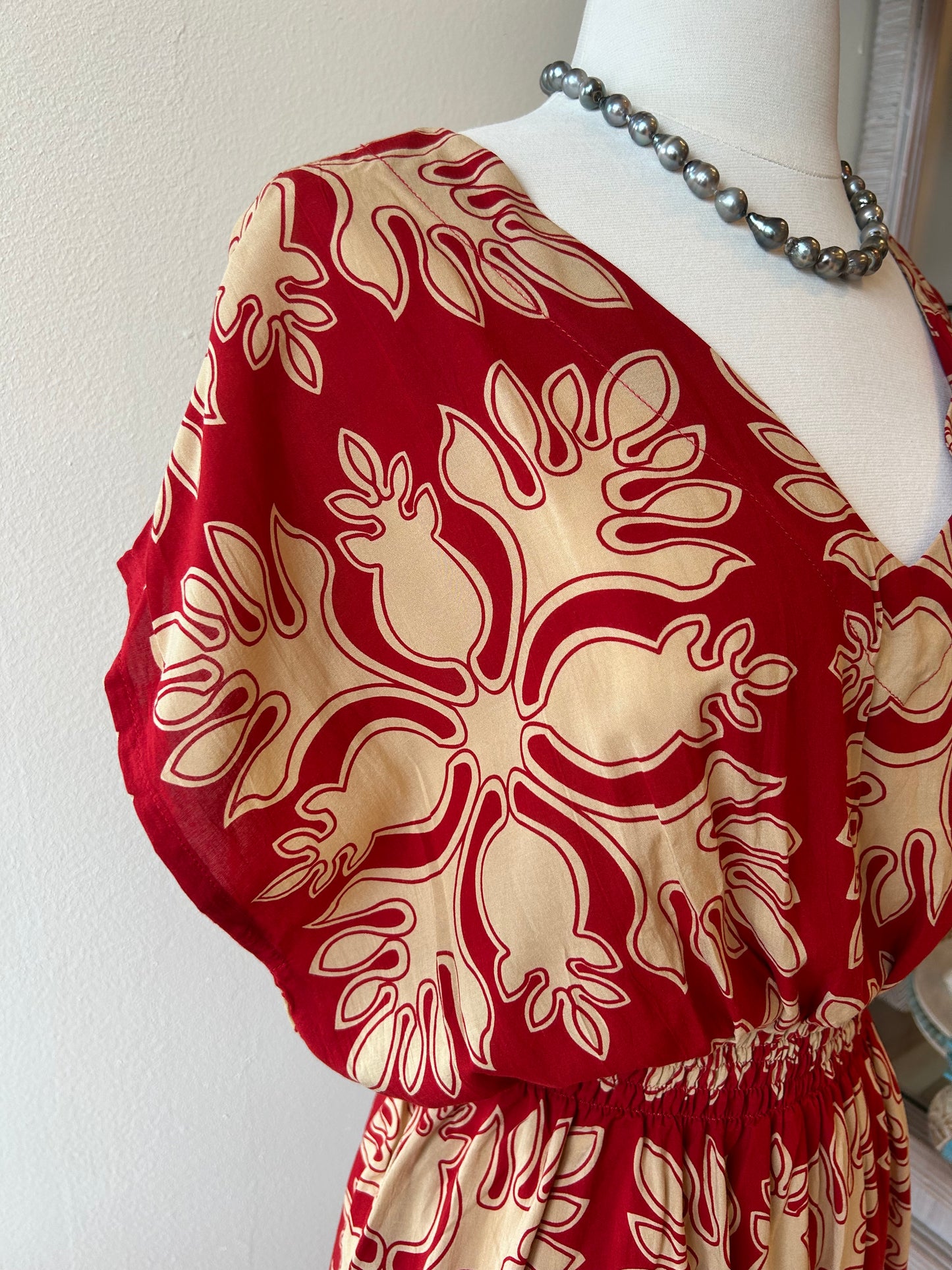 Aloha Quilt print Lehua Dress