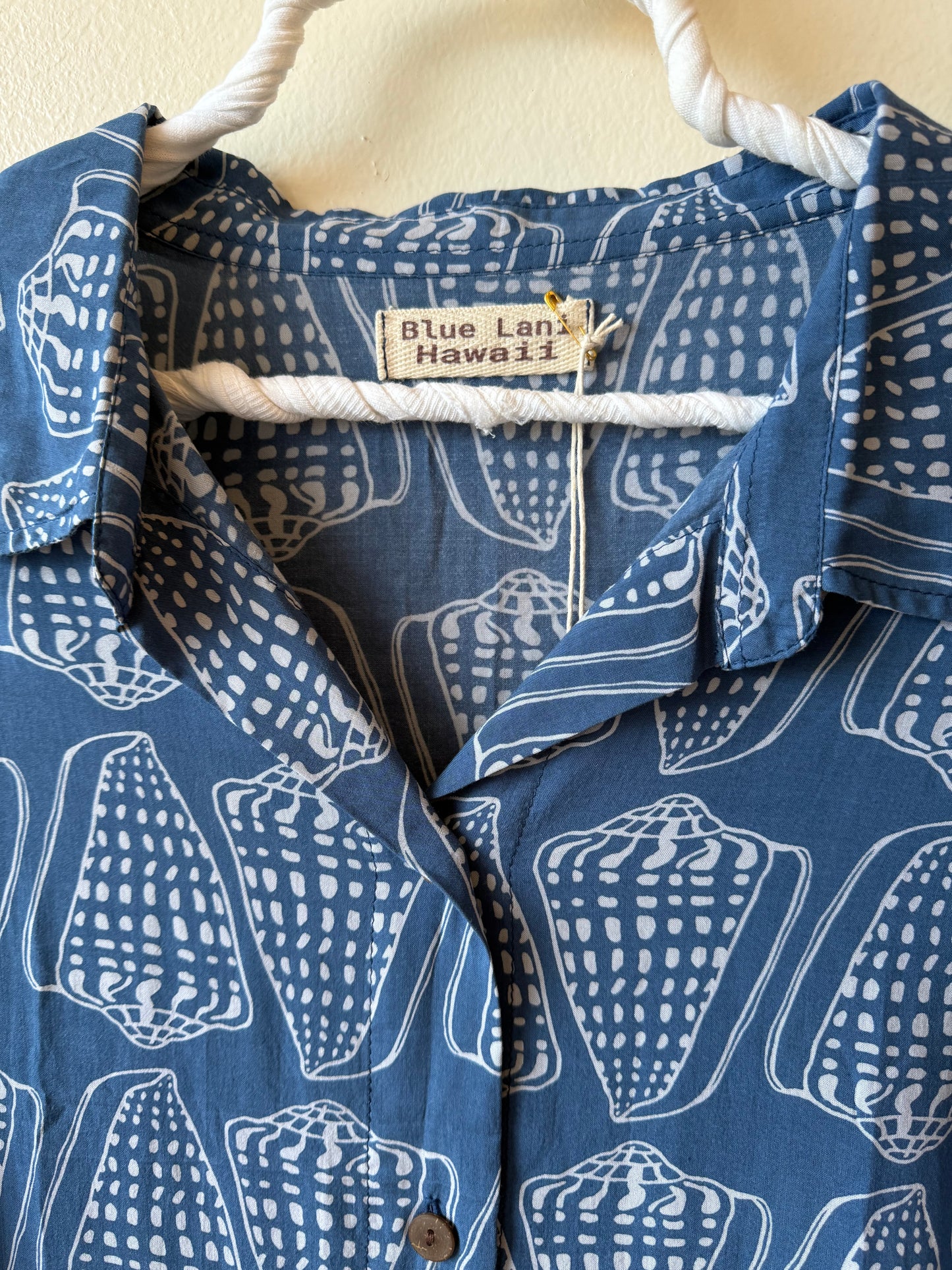 Cone shell print Shirt Dress