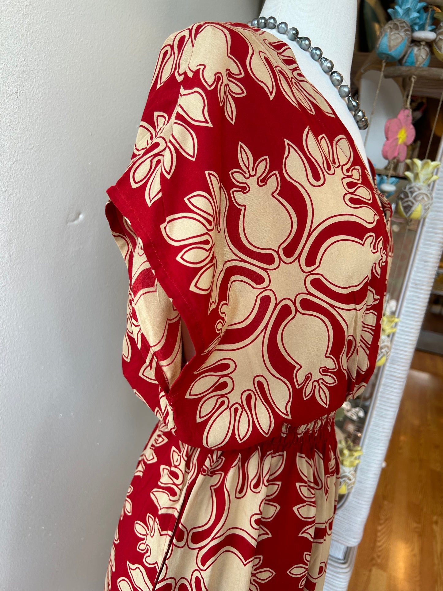 Aloha Quilt print Lehua Dress