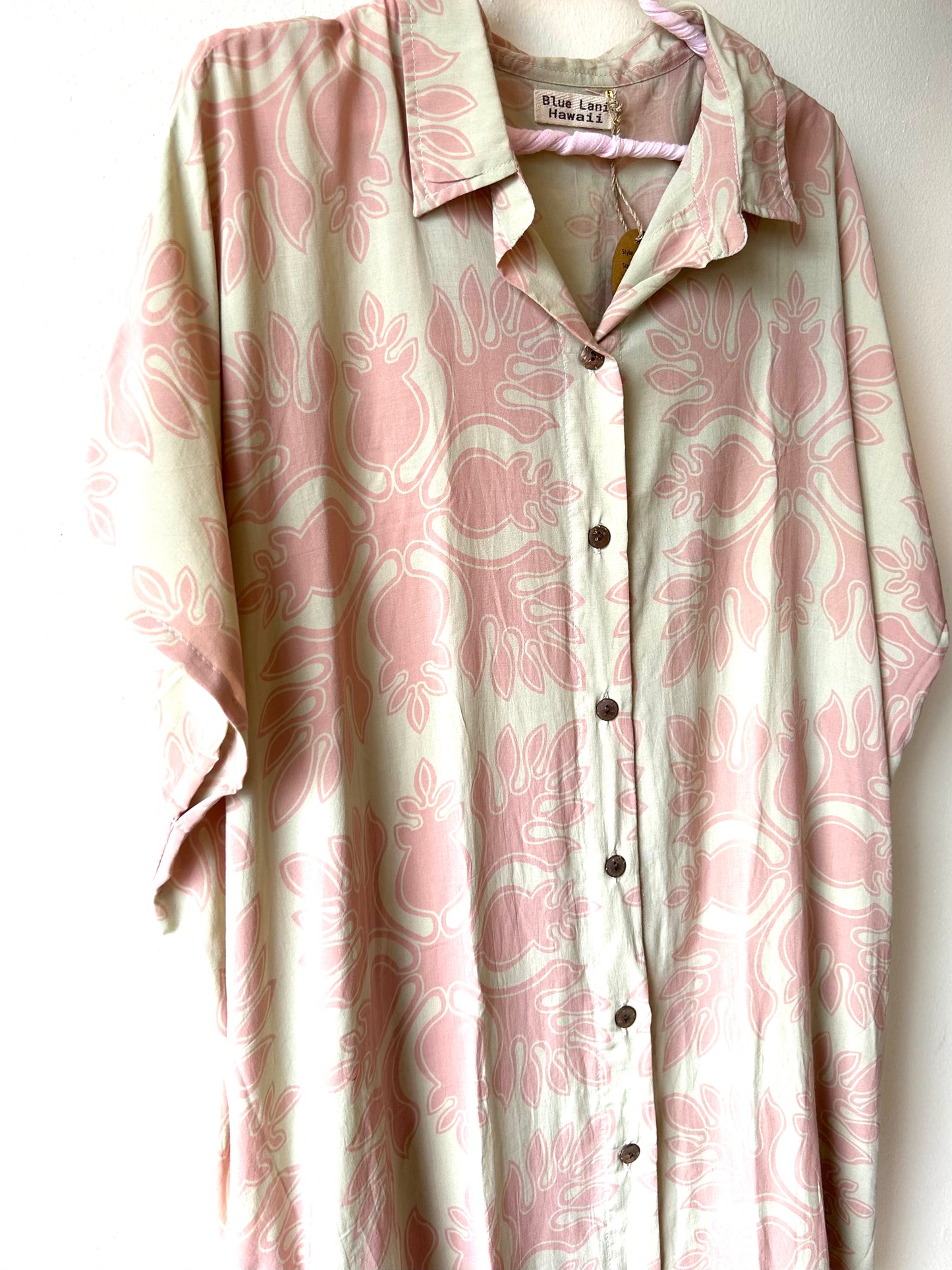 Aloha Quilt print Shirt Dress
