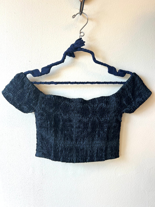 Aloha Quilt print Kohana crop top