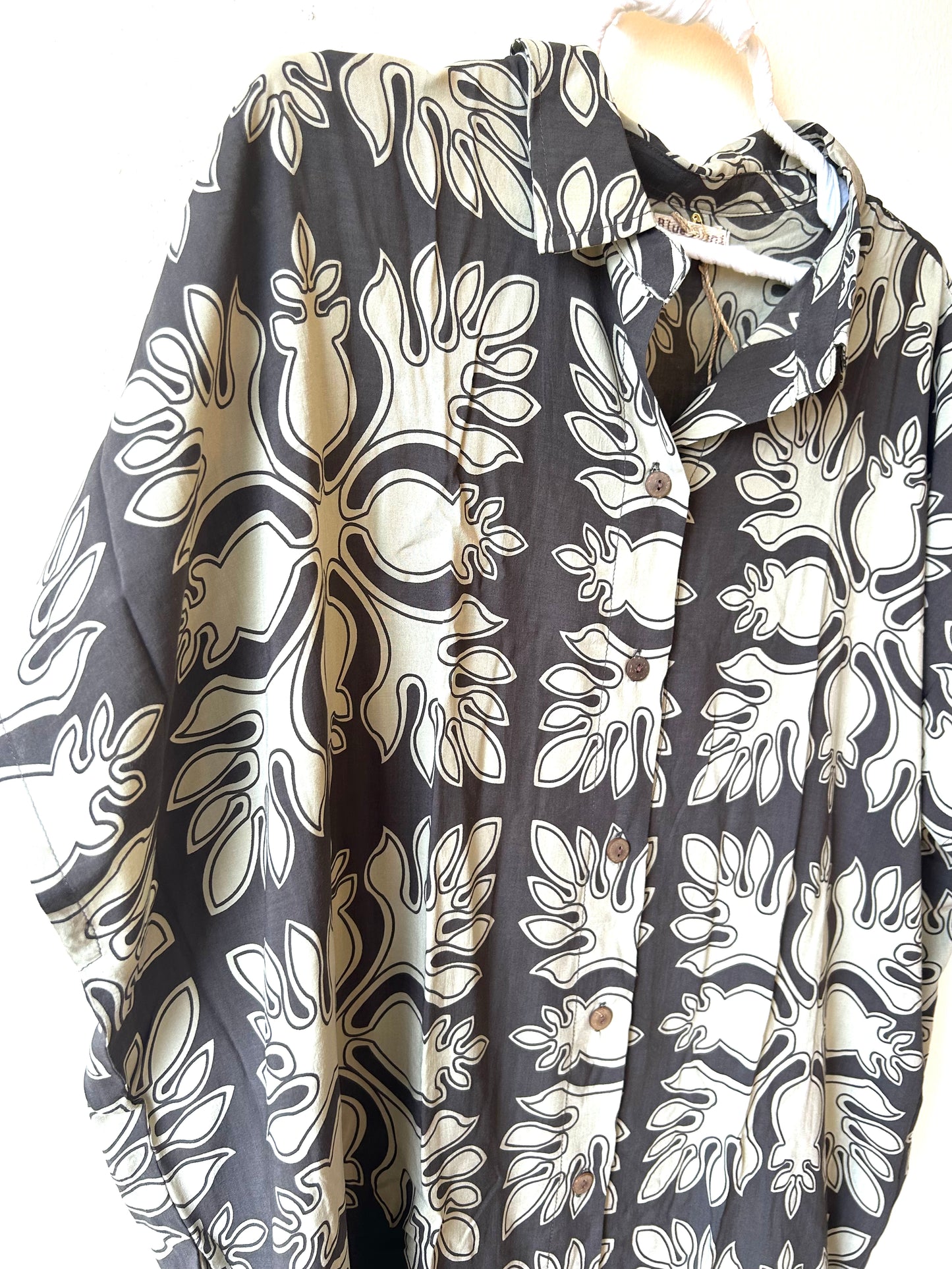 Aloha Quilt print Shirt Dress