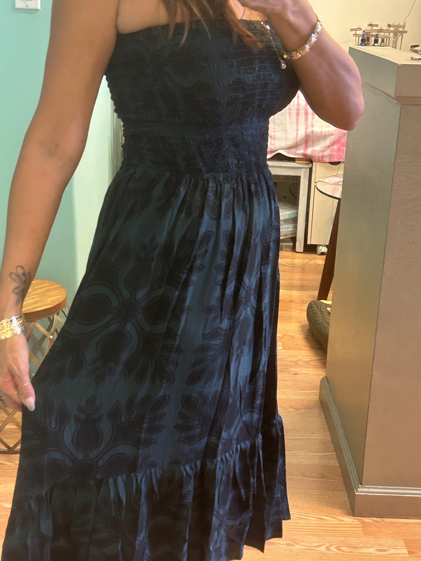 Aloha Quilt print Kona frill dress